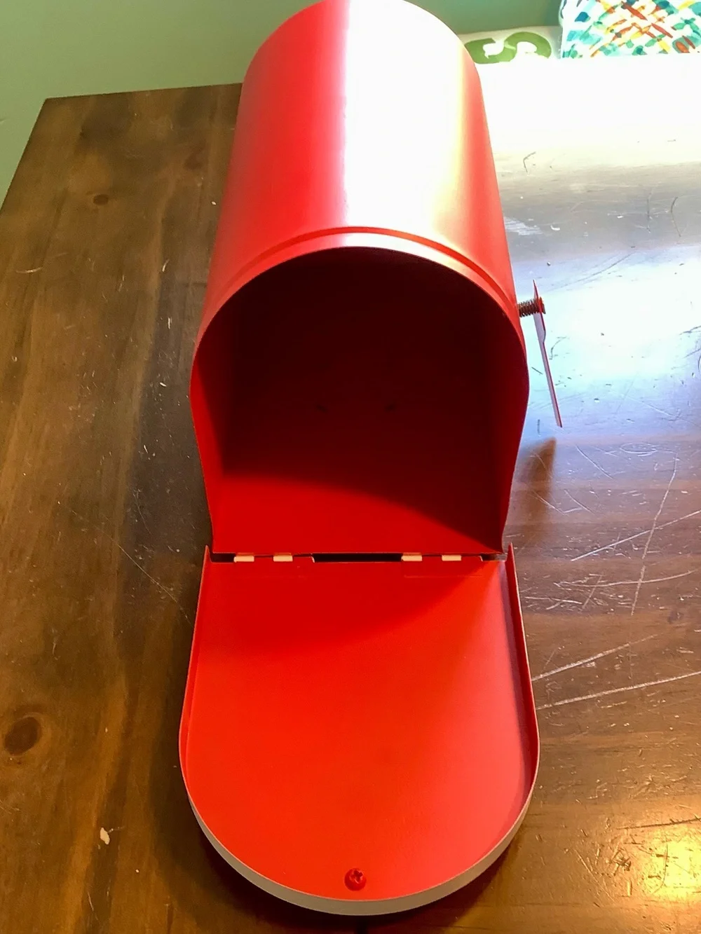Red 'Love is All You Need' Decorative Mailbox Accent